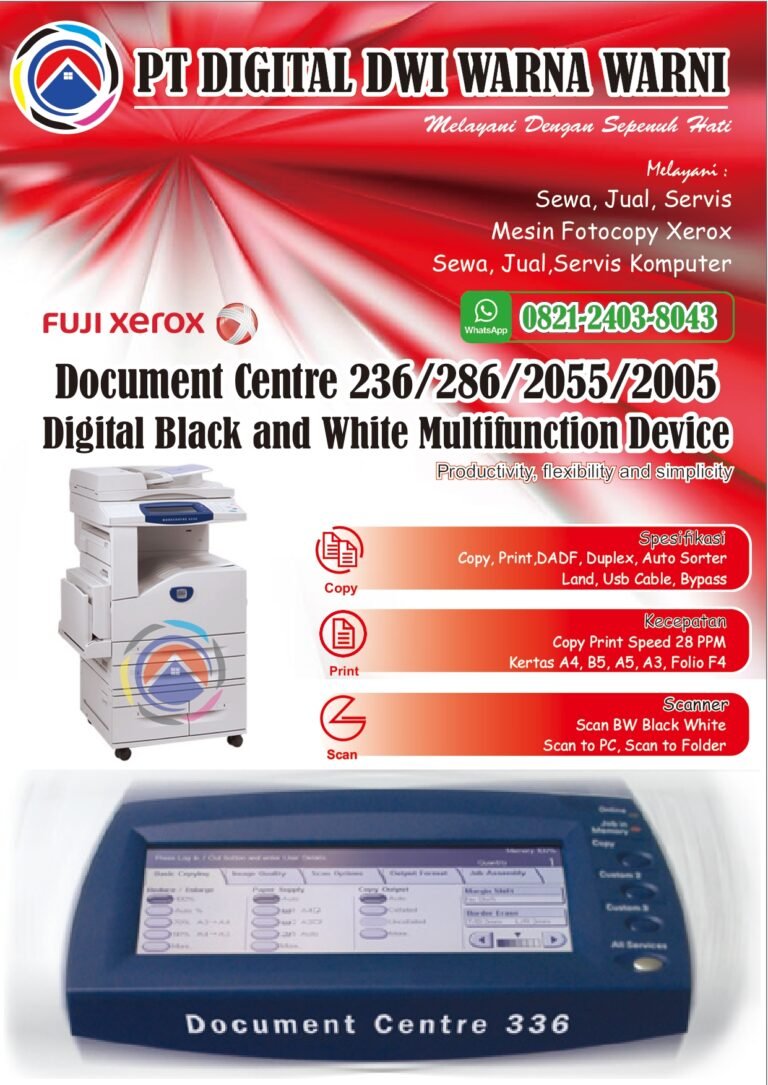 Sewa Jual Service mesin Fotocopy Xerox Jabodetabek